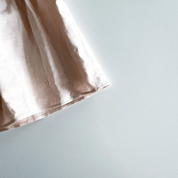 Topshop Womens Mini Skirt Pleated Buckle Accent Blush Pink Size 6 NWT - Picture 6 of 8